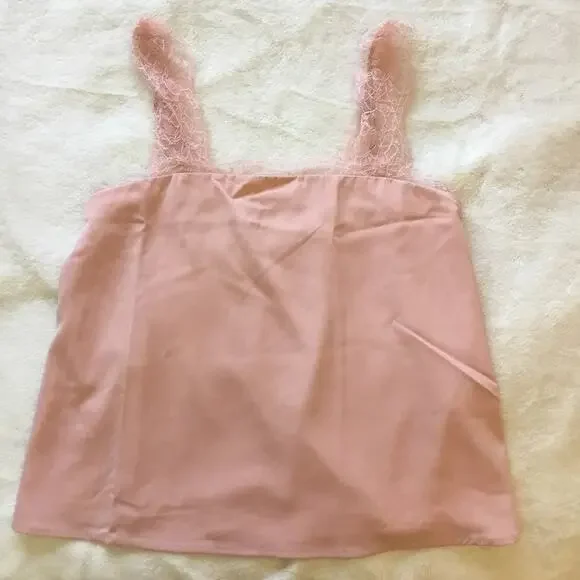 Love Bonito Pink Amara Lace Trim Camisole - Picture 1 of 15